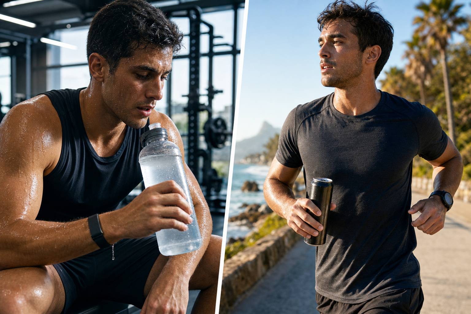 Bebida energética vs bebida isotónica: diferencias, para qué sirve cada una y cuál elegir según tu deporte